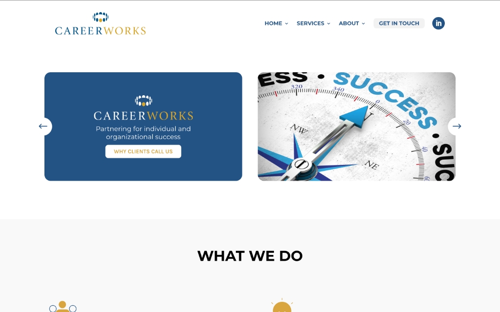 CareerWorks — website by MX Web Solutions
