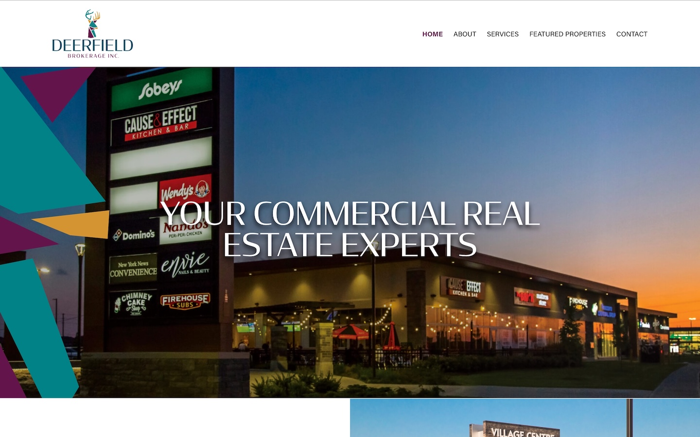 Deerfield Brokerage — website by MX Web Solutions