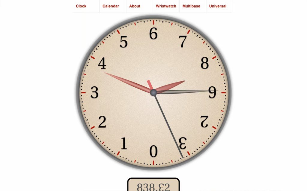 Dozenal Clock — website by MX Web Solutions