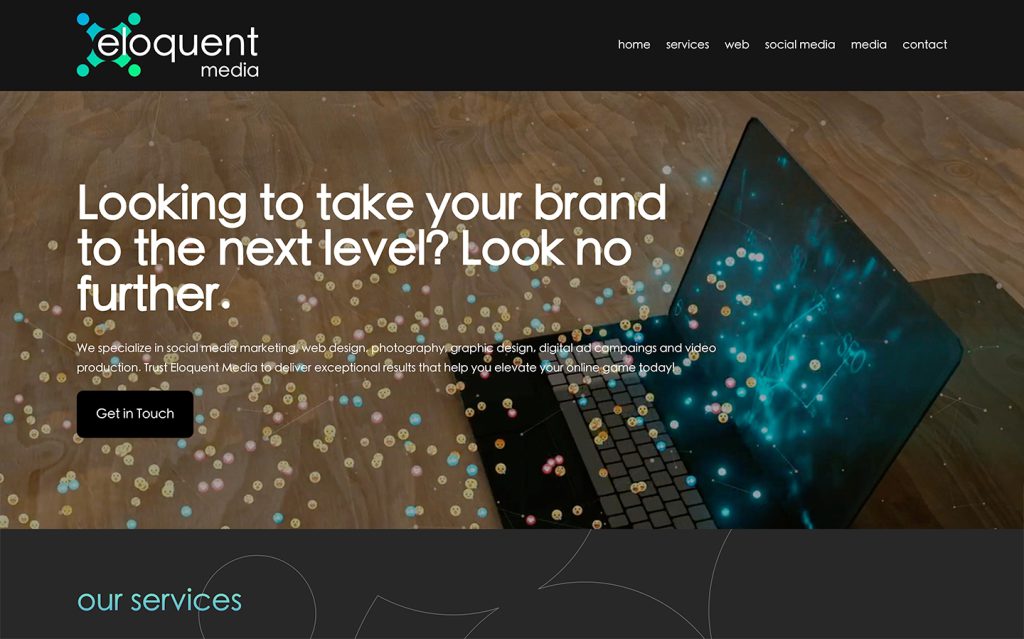 Eloquent Media — website by MX Web Solutions