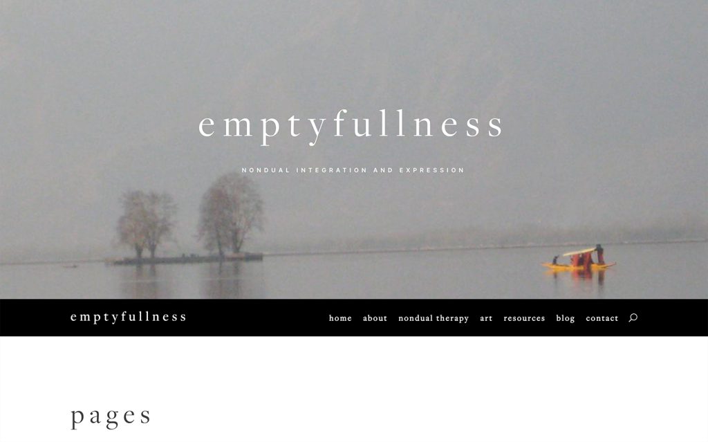 Emptyfullness — website by MX Web Solutions