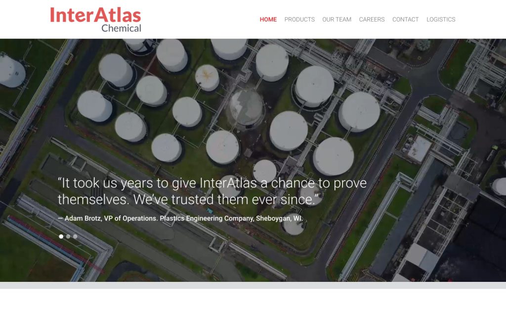 InterAtlas Chemical — website by MX Web Solutions