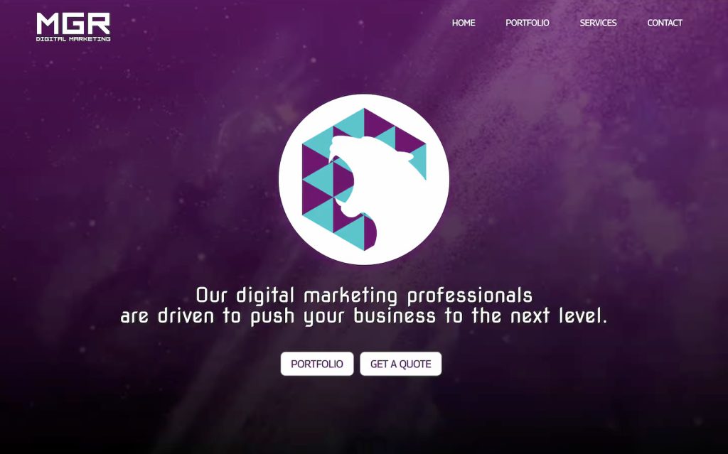 MGR Marketing — website by MX Web Solutions