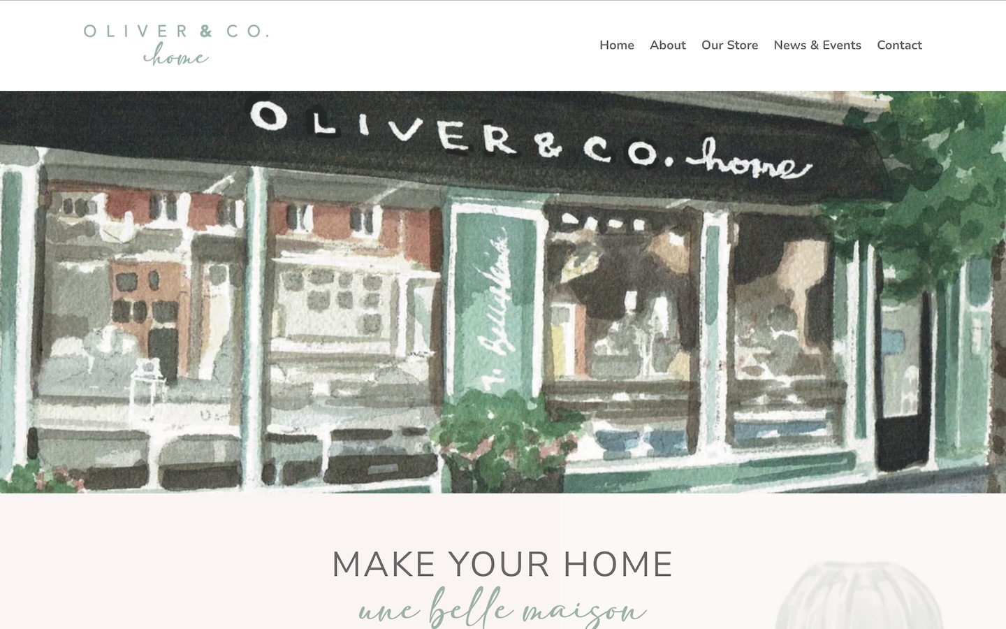 Oliver & Co. — website by MX Web Solutions
