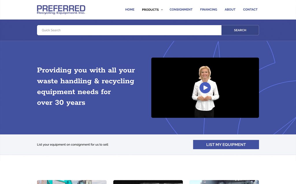 Preferred Recycling — website by MX Web Solutions