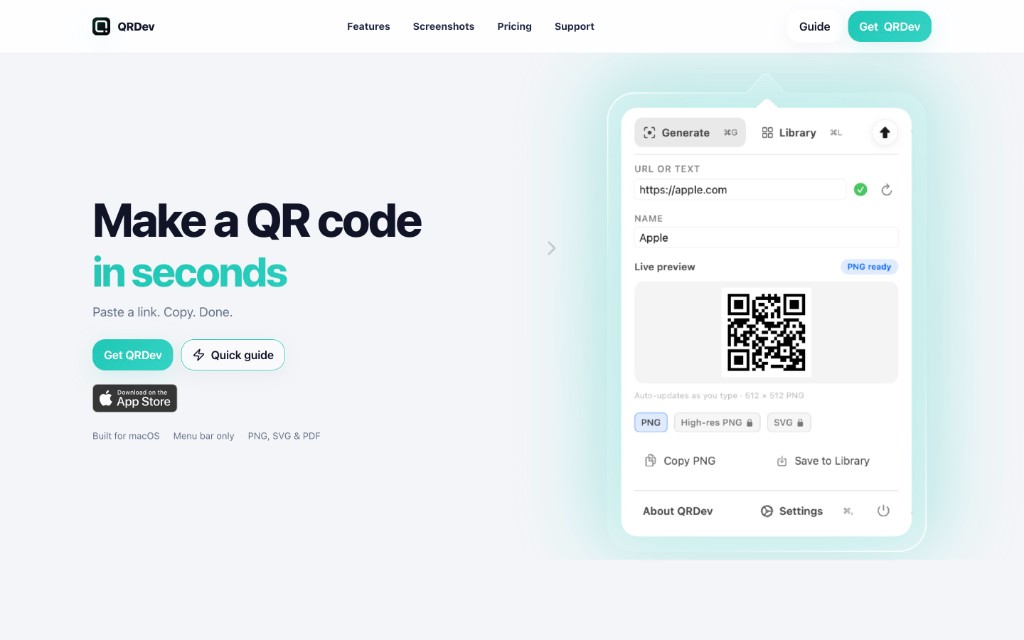 QRDev — website by MX Web Solutions