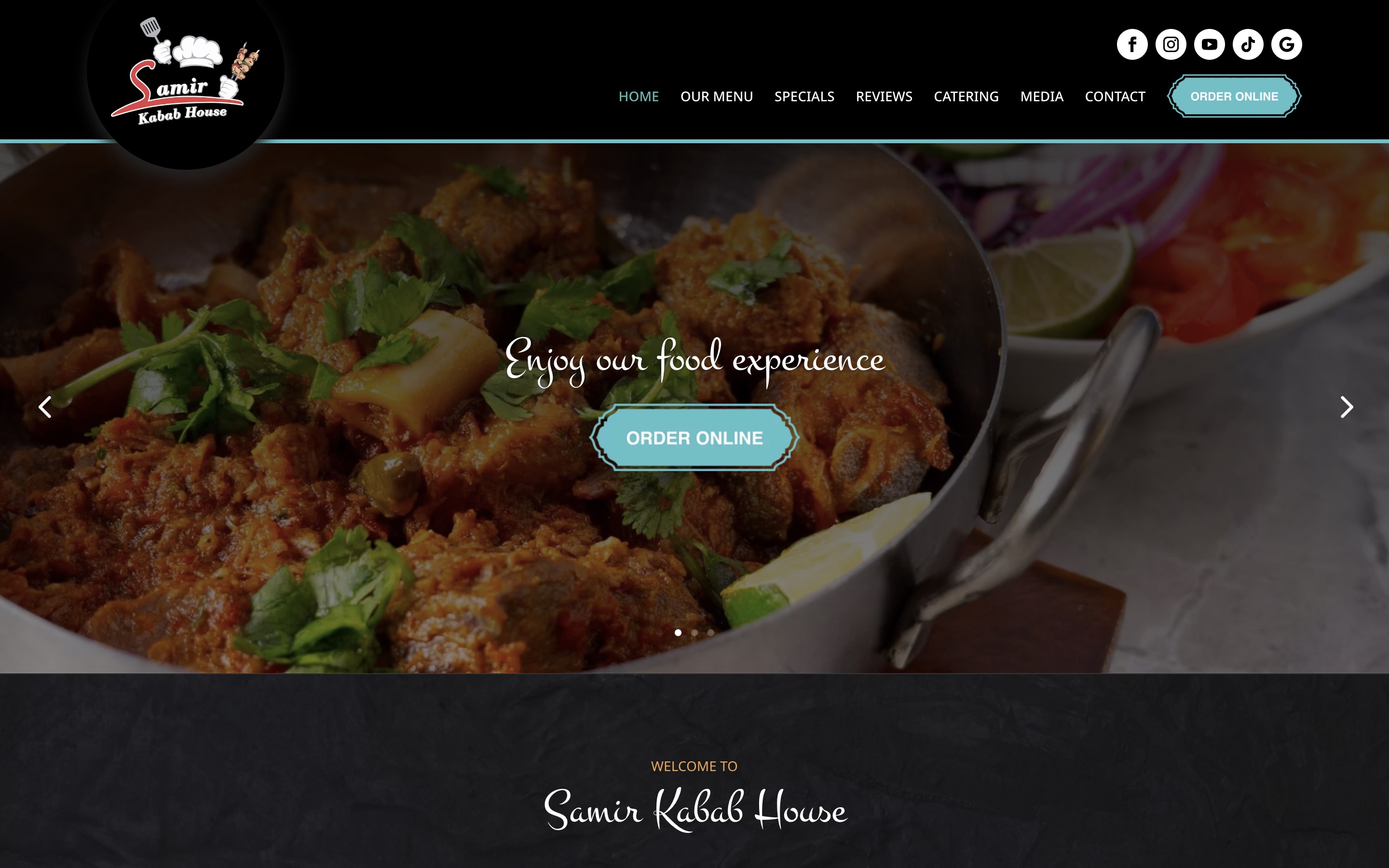 Samir Kabab — website by MX Web Solutions