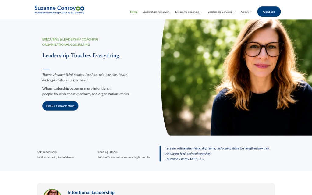 Suzanne Conroy Coaching — website by MX Web Solutions