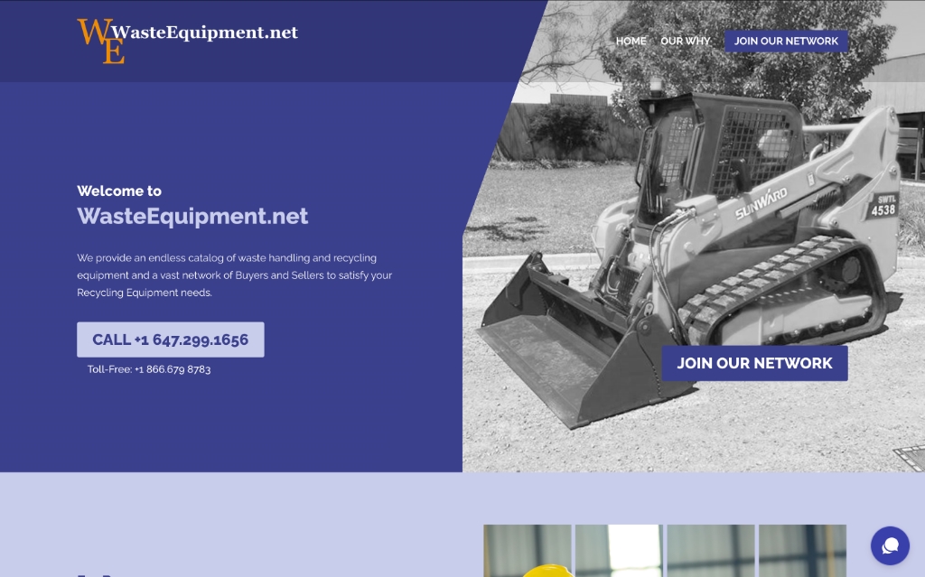 WasteEquipment.net — website by MX Web Solutions