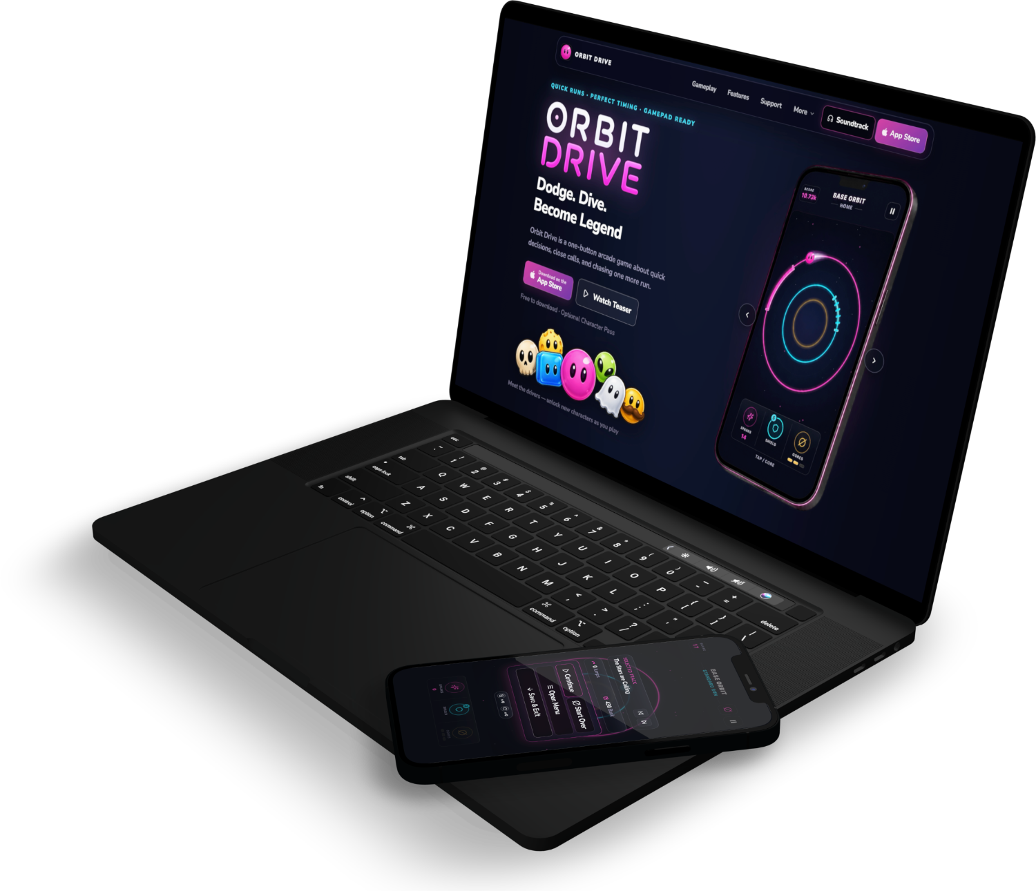 Orbit Drive on Mac and iPhone